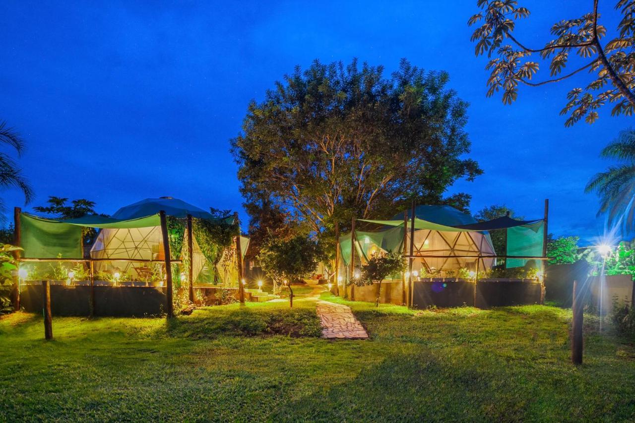 Glamping Serra Da Canastra - Casinha De Hortela - Domo Embauba Delfinopolis Bagian luar foto